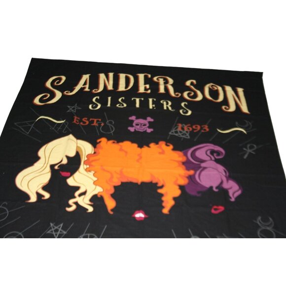 Disney Hocus Pocus Sanderson Sisters Spooky Halloween Tapestry Wall Hanging - Picture 2 of 4